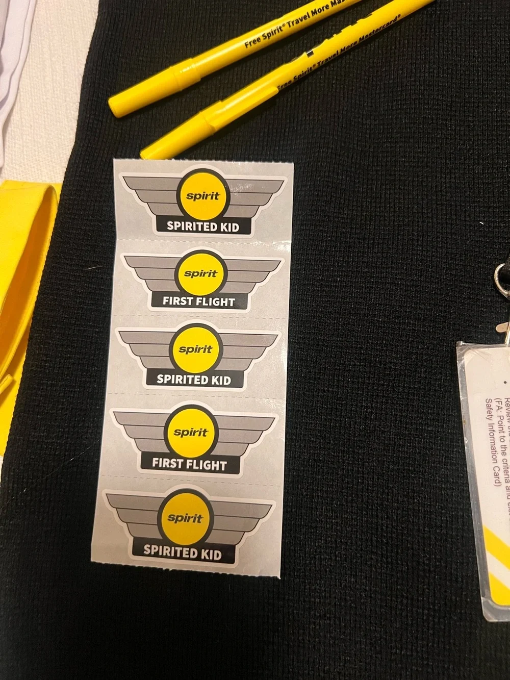 SOLD!!Spirit Airlines flight attendant crew issued uniform pieces plus more - Picture 7 of 9